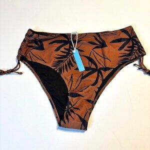 CupShe - Live Life on the Beach Hi-Wasted Swim Suit Bottoms - Size XXL